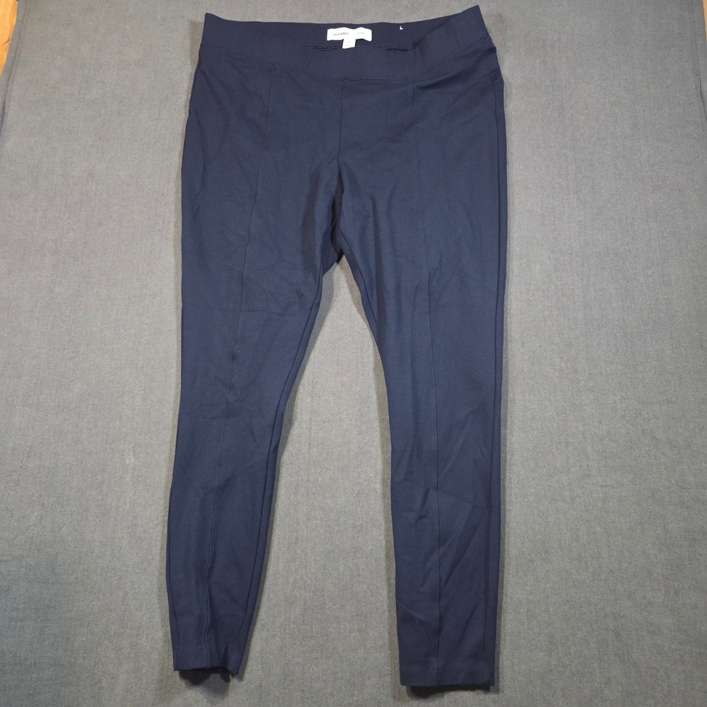 Old Navy Stevie Pants Womens XL Navy Blue Pintuck Skinny Pull On Trousers